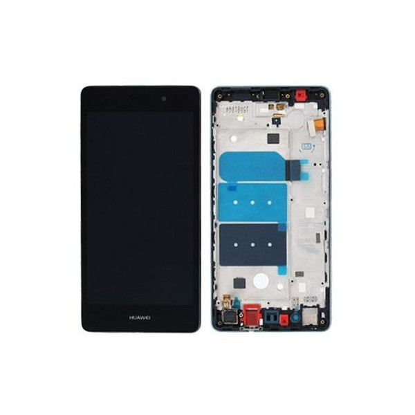 LCD + Touch Originale con Frame per Huawei P8 Lite Nero