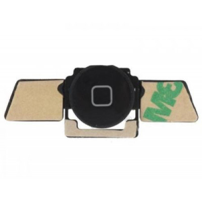 Pulsante Home assemblato per iPad 3 e 4 Nero