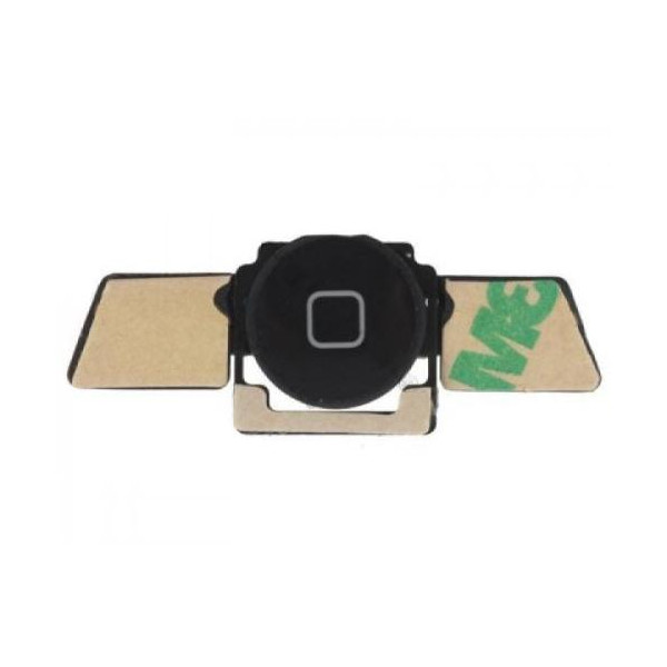 Pulsante Home assemblato per iPad 3 e 4 Nero