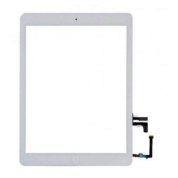 Touch+Telaio LCD+Pulsanti AAA per iPad Air A1474 Bianco