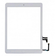 Touch+Telaio LCD+Pulsanti AAA per iPad Air A1474 Bianco