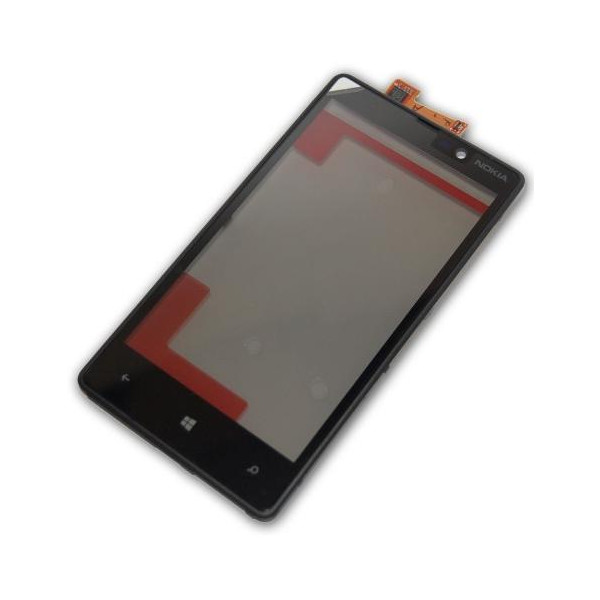 Touch Screen con Frame Nokia lumia 820