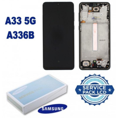 Lcd Originale Samsung A336B A33 5G Service pack Blu