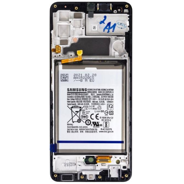 LCD Samsung A325 Service Pack Galaxy A32 4G + Batteria