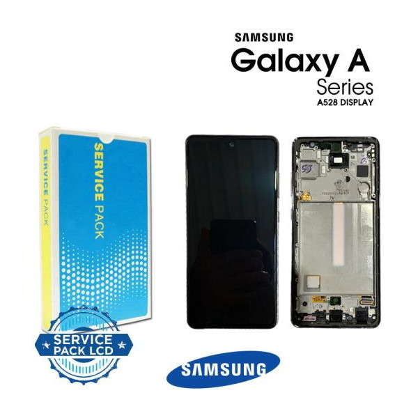 Lcd Samsung SM-A528 A52s 5G Nero Service Pack GH82-26863A