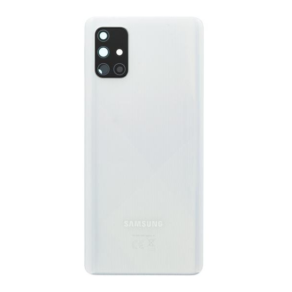 Samsung Galaxy A71 Retro Coperchio Crush White Service Pack