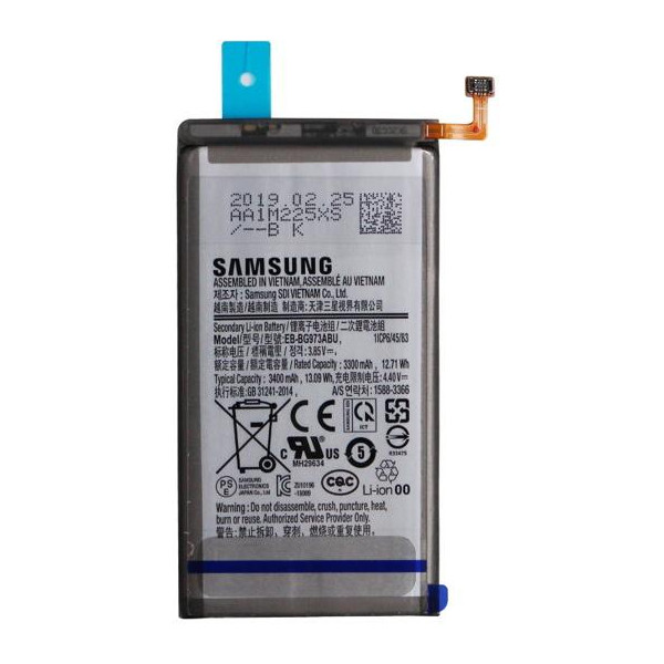 Batteria per Samsung Galaxy S10 EB-BG973ABU Service pack