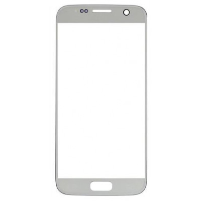 Vetro Touch per Samsung S7 Senza Logo Silver