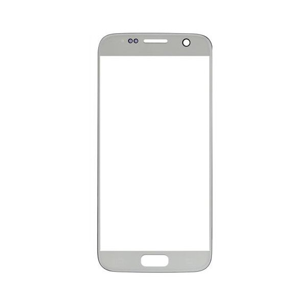 Vetro Touch per Samsung S7 Senza Logo Silver