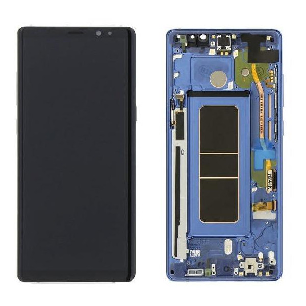 Lcd con Frame OLED Compatibile Samsung SM-N950 Note 8 Blu