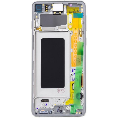 LCD display Touch Samsung G973 Galaxy S10 GH82-18850B Bianco