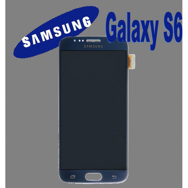 LCD + TOUCH ORIGINALE PER GALAXY S6 NERO GH97-17260A