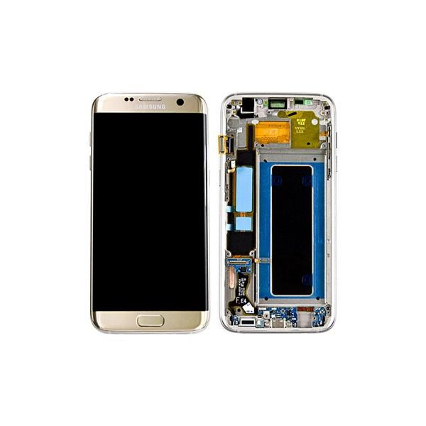 LCD + TOUCH PER GALAXY S7 EDGE ORIGINALE ORO GH97-18533C